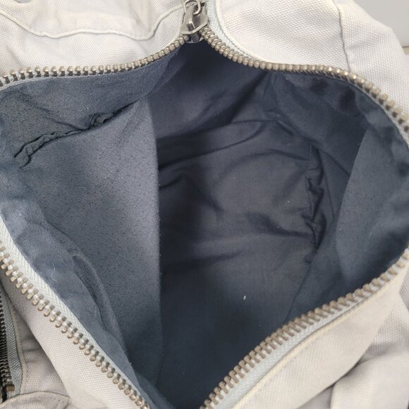 Adidas by Stella McCartney Collab Kierre Light Gray Canvas Duffel Gym Bag - Picture 8 of 10